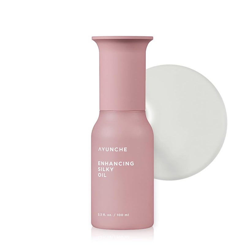 AYUNCHE Enhancing Silky Hair Oil 33 fl oz 100ml For Dyed  Damaged Hair  Deeply Nourish and Soften Hair without Stickiness  Nourishing Hair Oil  Korean Salon Brand